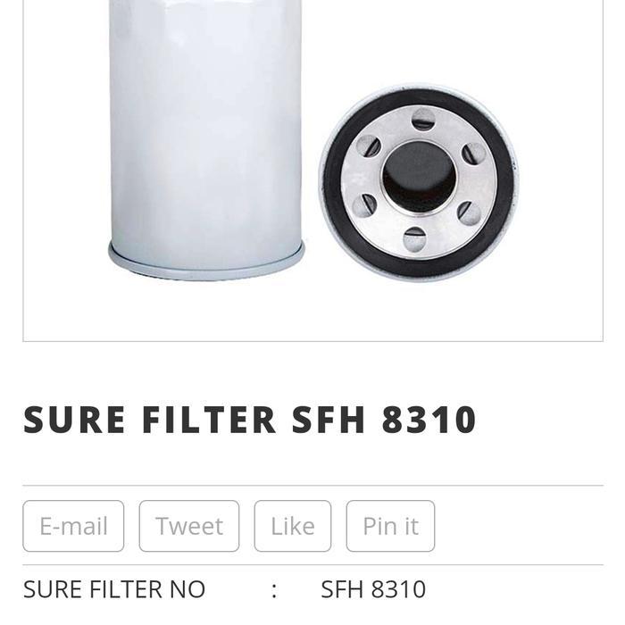 Filter Sure Sfh8310 1A8115-48310 Premium