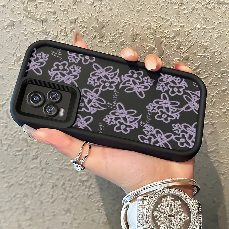 Casing Hp VIVO V20 VIVO V20 Pro Case Casing Gambar Bunga pola Kasus HP Tangga Langit Mewah Silikon S