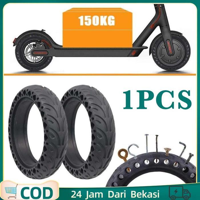 BAN SKUTER LISTRIK BAN LUAR SKUTER LISTRIK 8.5INCH BAN SOLID TUBELESS HONEYCOMB TIRE UNTUK XIAOMI