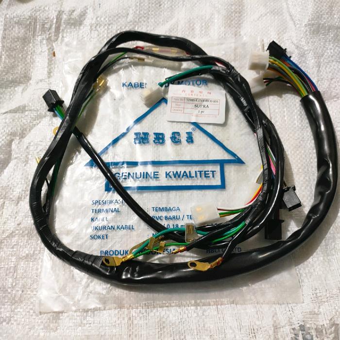 [Original] Kabel Body Bodi Full Set Supra X,Supra Lama,Supra Xx (Kev)Komplit+Kabel Aki+Kabel Sekring