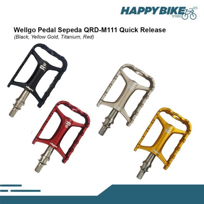 Wellgo Pedal Sepeda Qrd 111 Bicycle Pedal Quick Release Mtb Roadbike