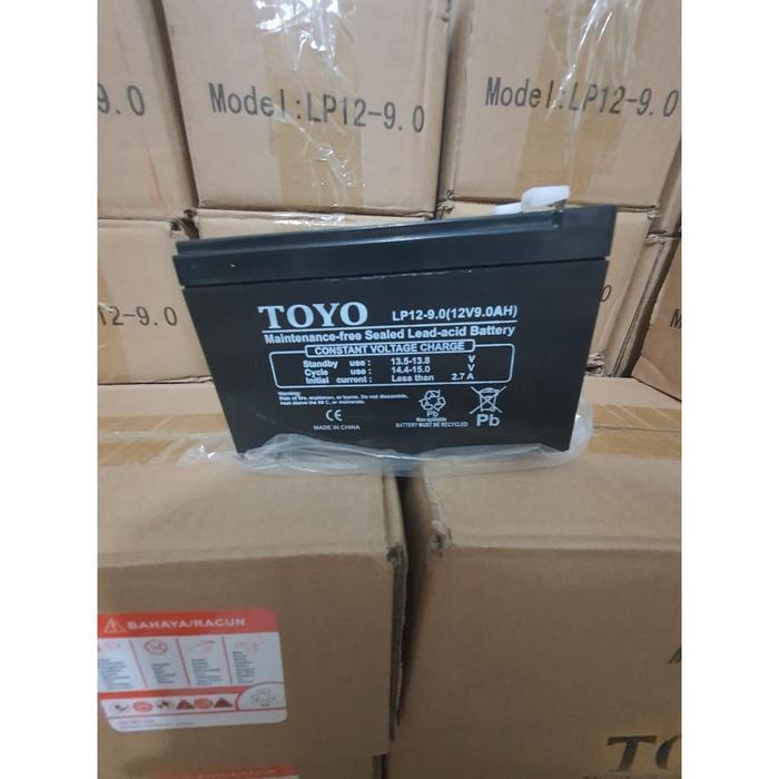 Baterai Aki Kering Toyo 12V 9Ah Original Buat Ups , Aki Motor, Dll