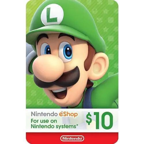 TERLARIS Nintendo Switch Eshop Digital 10 USD Pilihan Eshop USA untuk Kenyamanan Anda Nilai 10 USD
