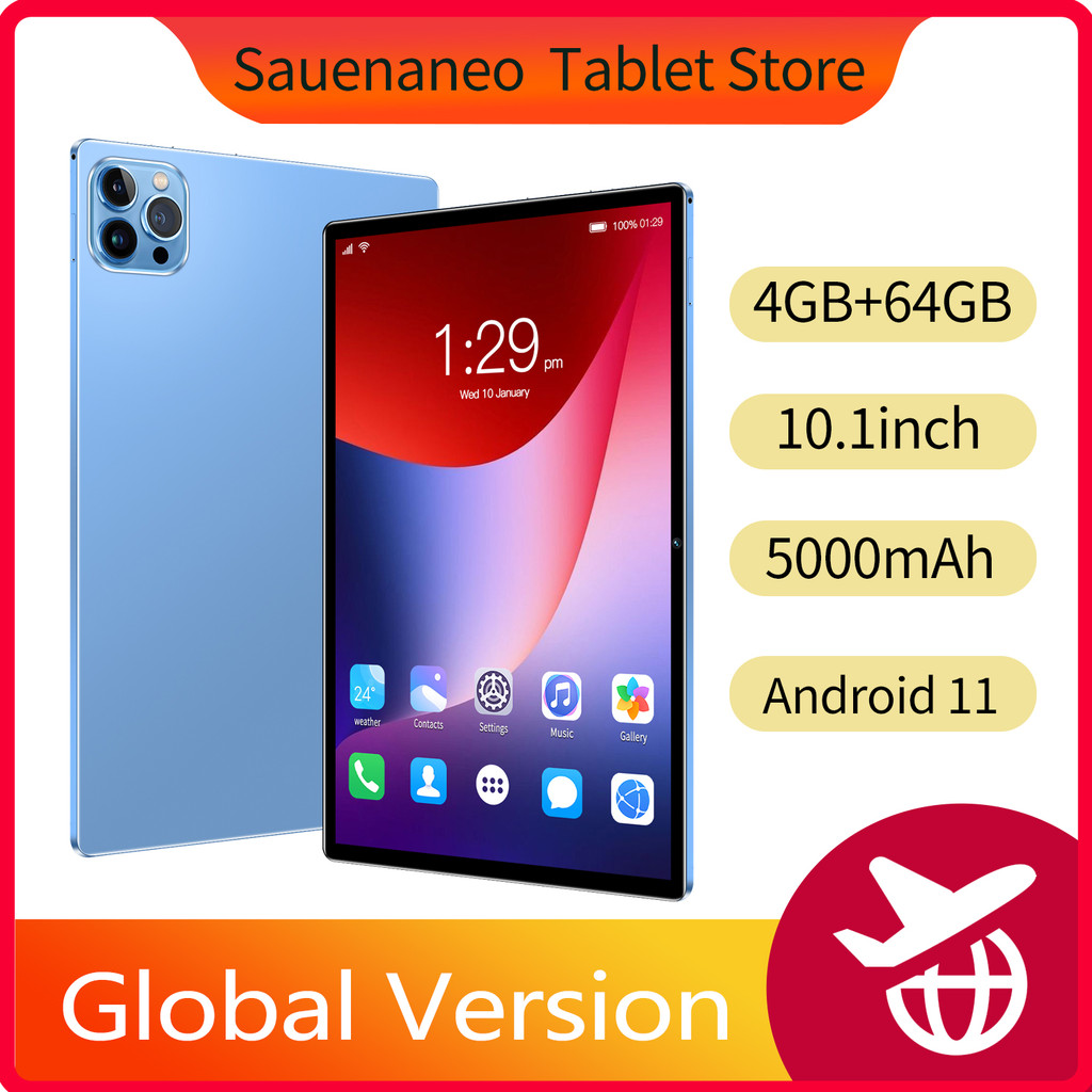 New 10.1-Inch Tablet Pc 4Gb Ram 64 Rom Supports Video Calls Dual Cas Google Octa Core Android 11.0
