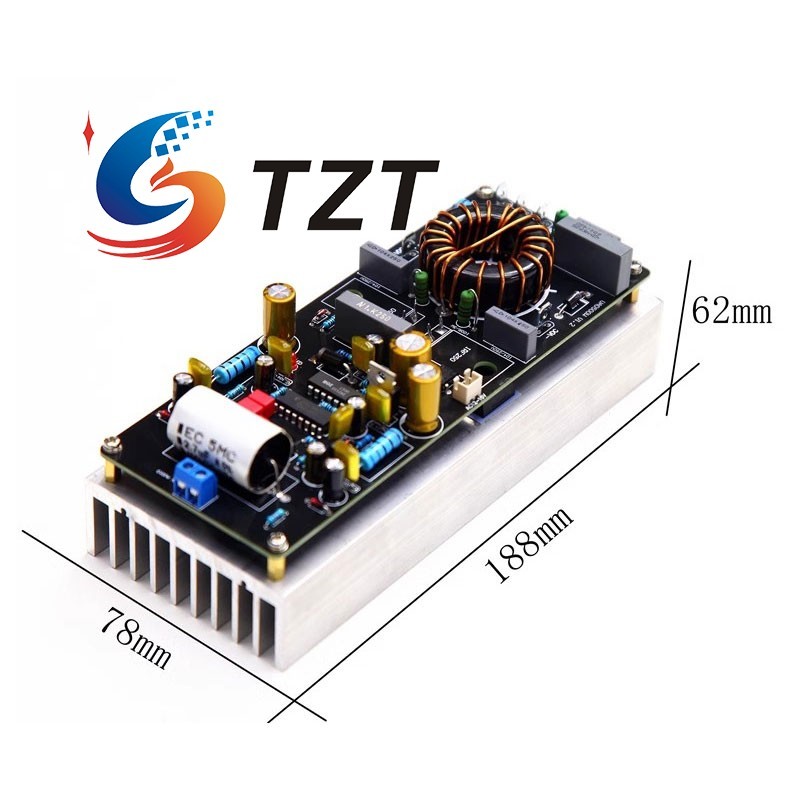 Tzt Uad500W Stage Hifi Class D Amplifier Board 500W Mono Amplifier Board Finished Power Amp Board