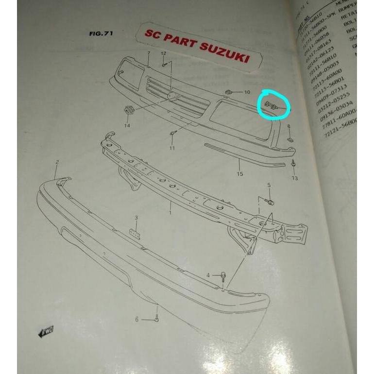 Clip kancing grill besar suzuki vitara escudo sidekick. news