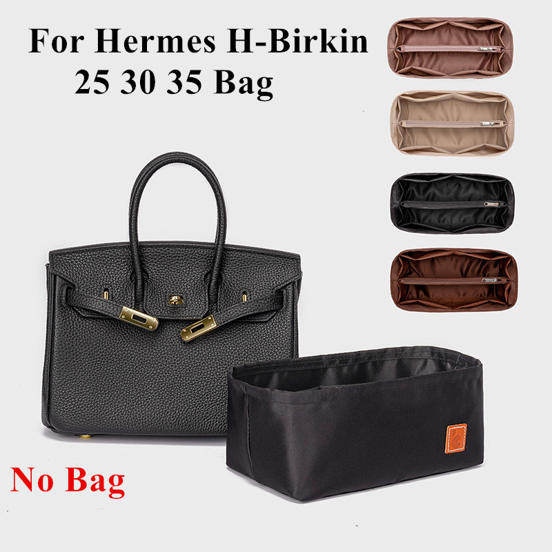 Ultra Light Waterproof Bag Organizer Soft Senior Liner Pocket For Hermes H-Birkin 25 30 35 Handbag
