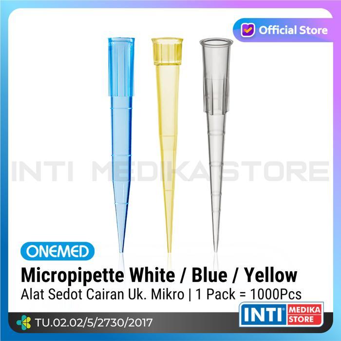 Onemed - Micropipette White / Yellow / Blue Tip Mikropipet Tip