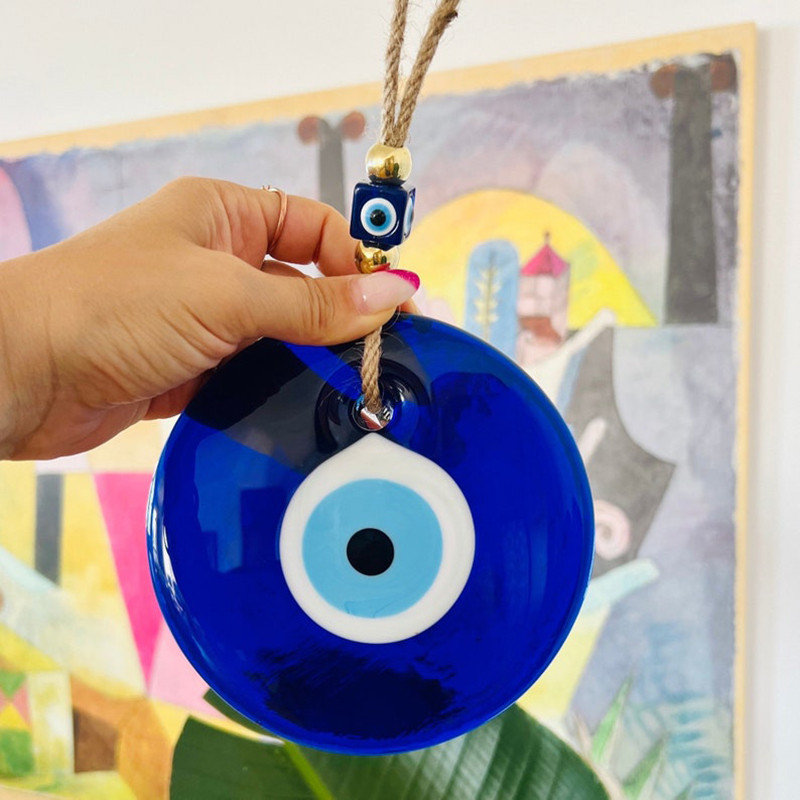 Evil Eye Wall Hanging Blue Eye Wall Charm Home Decor Home Gift Idea House Protection Turkish Evil