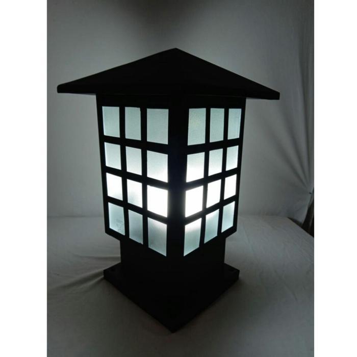 LAMPU PAGAR/LAMPU PILAR MINIMALIS KOTAK OUTDOOR