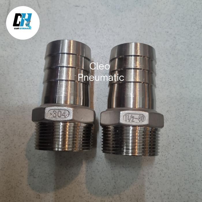 HOSE NEPEL/NEPEL SELANG 1-1/2"INCH SS304