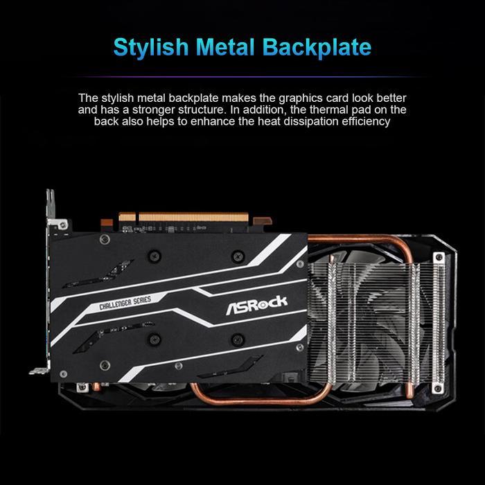 Asrock New Amd Radeon Rx 6600 Rx 6600M Placa De Video 8Gb Gddr6 Amd