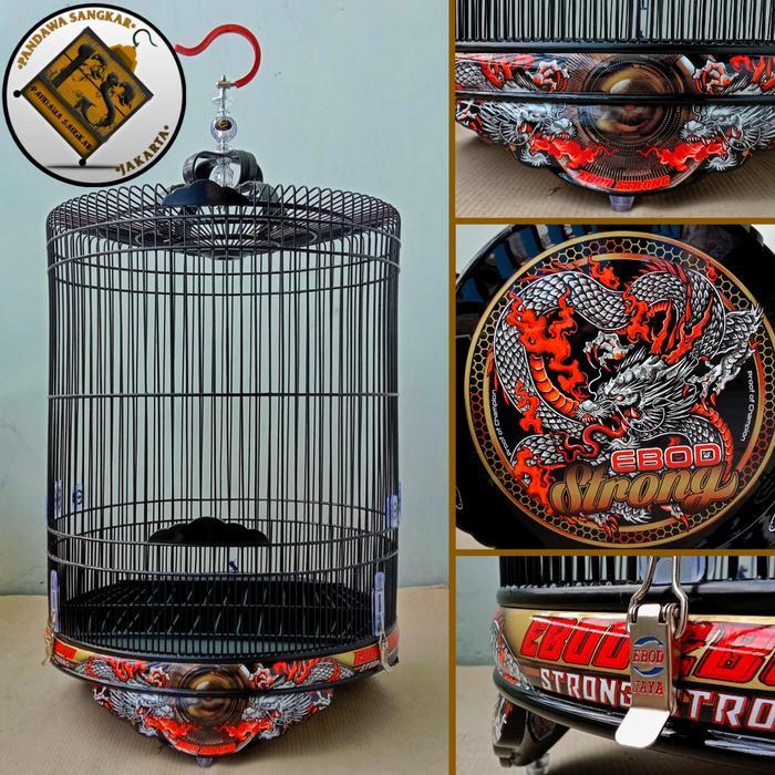 SANGKAR/KANDANG MURAI EBOD JAYA PVC DECAL STRONG KLEM KOPER