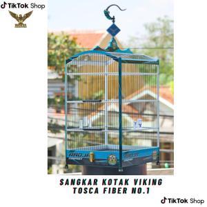 SANGKAR KOTAK VIKING FIBER - TOSCA NO.1 - PUTIH NO.2 - RADJA COMPANY - KOTAK DECAL VIKING - KOTAK VI