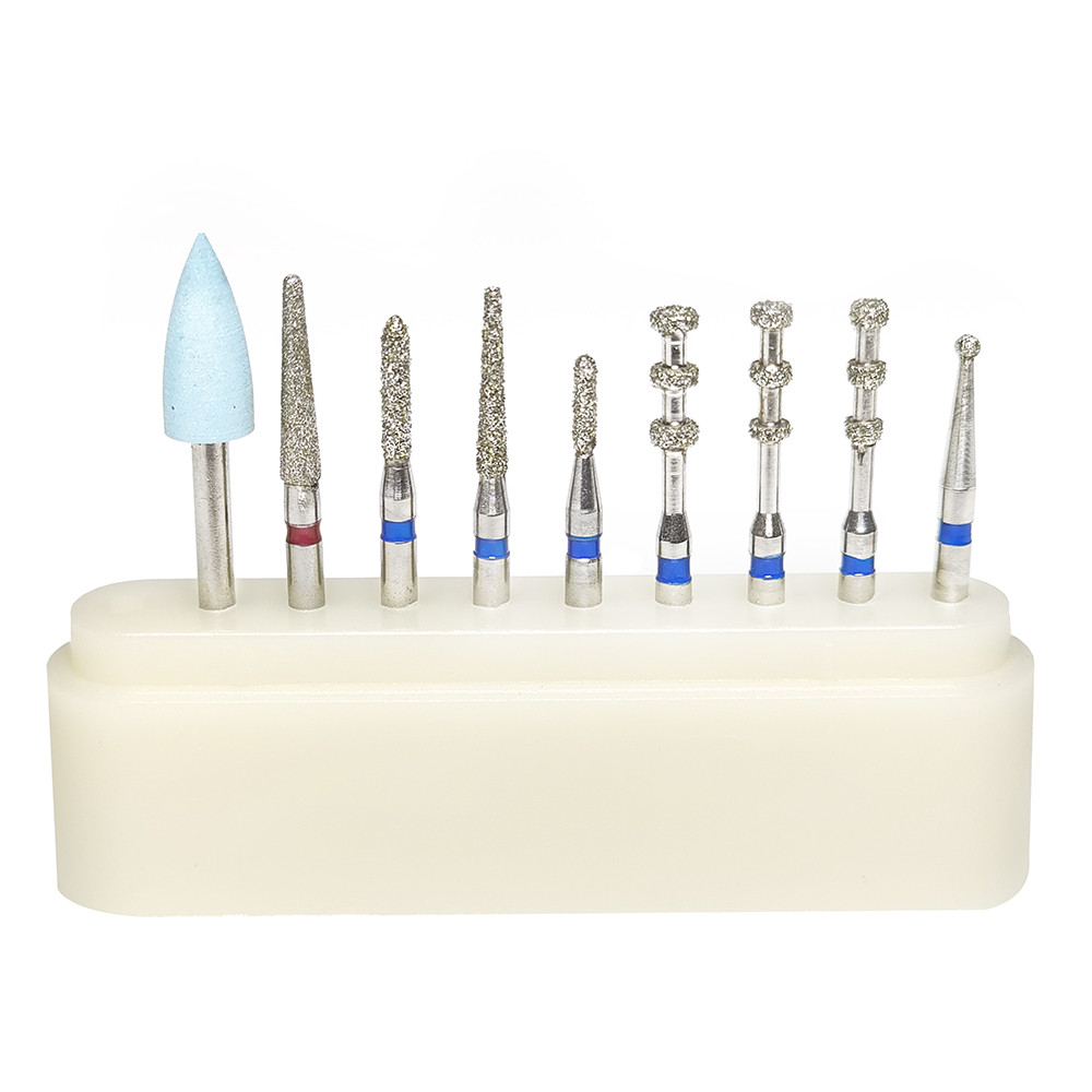 9 pieces/set clinic 6000 Dental Diamond Bur Porcelain VeneersPreparation Dentist Tools Dental Clinic