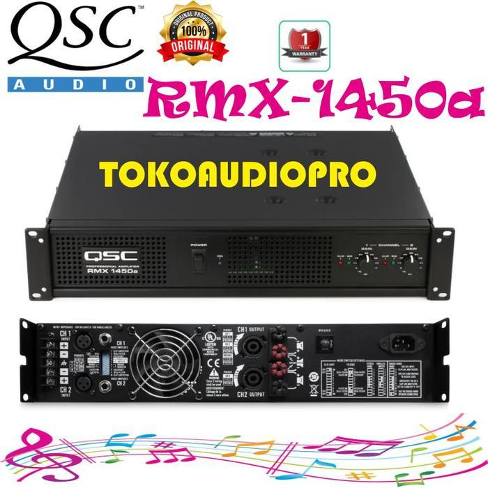Qsc Rmx 1450A Power Amplifier Qsc Rmx1450 Original Co