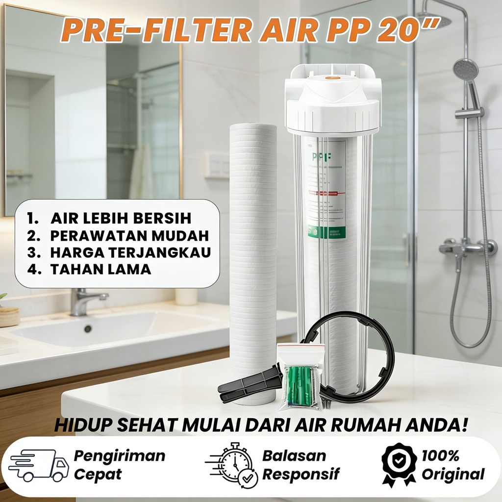 HOUSING FILTER AIR  20" + Filter PPF 5 Micron