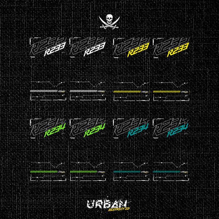 URBAN Panel Backdoor R234 R233 R234Pro Akrilik Print Logo Series By URBAN DISTRICT