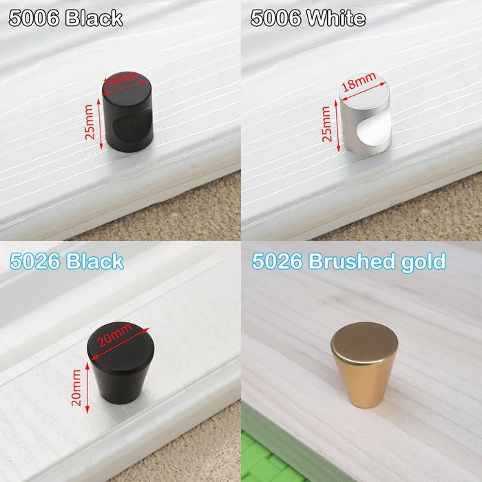 Handle knob pintu furniture modern minimalis single hole