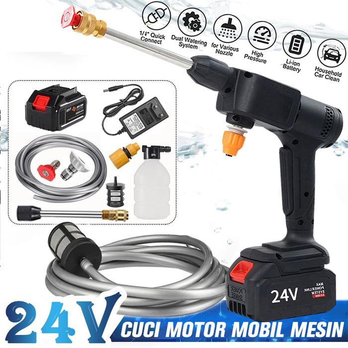 Alat Steam Cuci Motor Mobil Mesin 24Vf Tekanan Tinggi Mesin Cuci Mobil