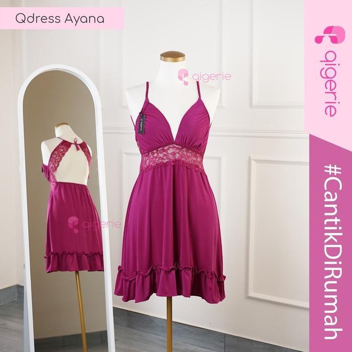 AYANA QIGERIE Lingerie Baju Dinas Malam Sexy Baju Tidur Wanita Dewasa Daster Kekinian Terbaru