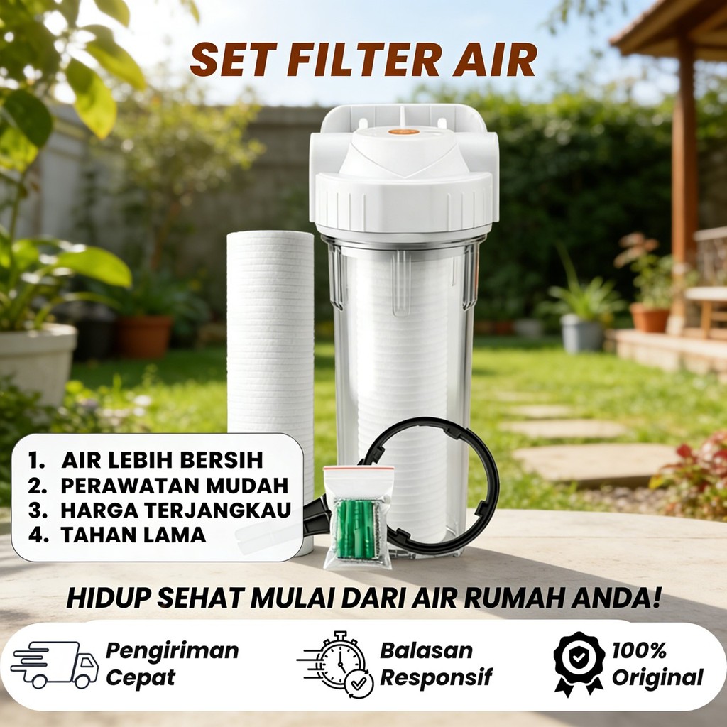 HOUSING FILTER AIR  10" + Filter PPF 5 Micron- PPF