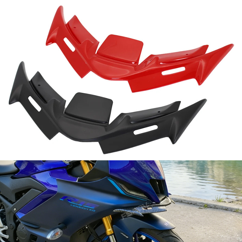 Fit For Yamaha Yzf-R15 Decoration Winglets Front Fairing Winglet Wing Cover Trim V4 Yzf R15 V4 R15M