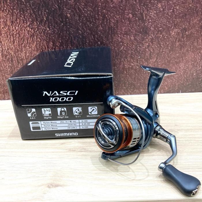 REEL SPINING TERBARU SHIMANO NASCI 1000 TAHUN 2026REEL ULTRA LIGHT SPINING SHIMANO TERBARU