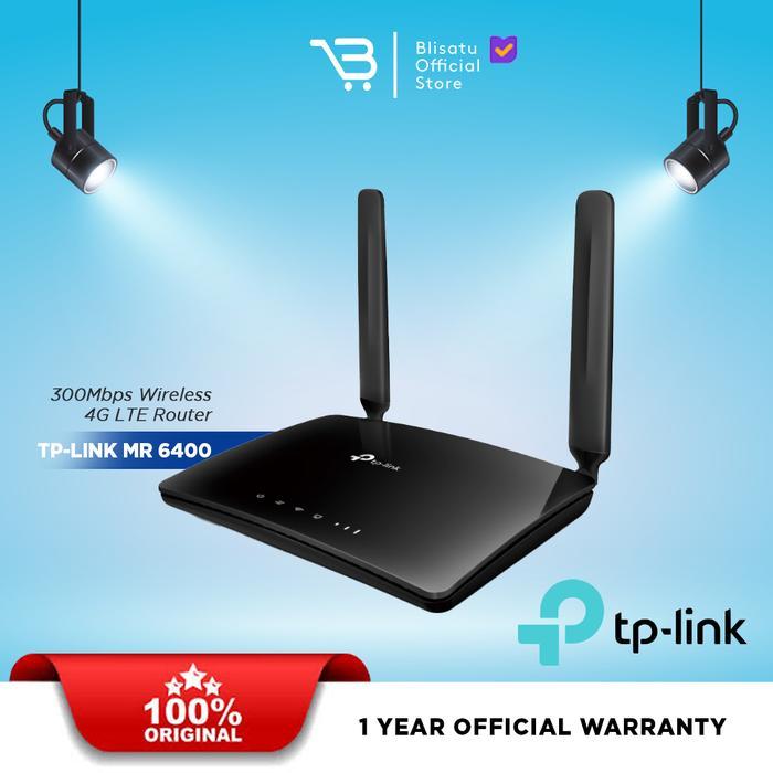 TP-LINK TL-MR6400 300MBPS WIRELESS N 4G LTE ROUTER TP LINK TL MR6400