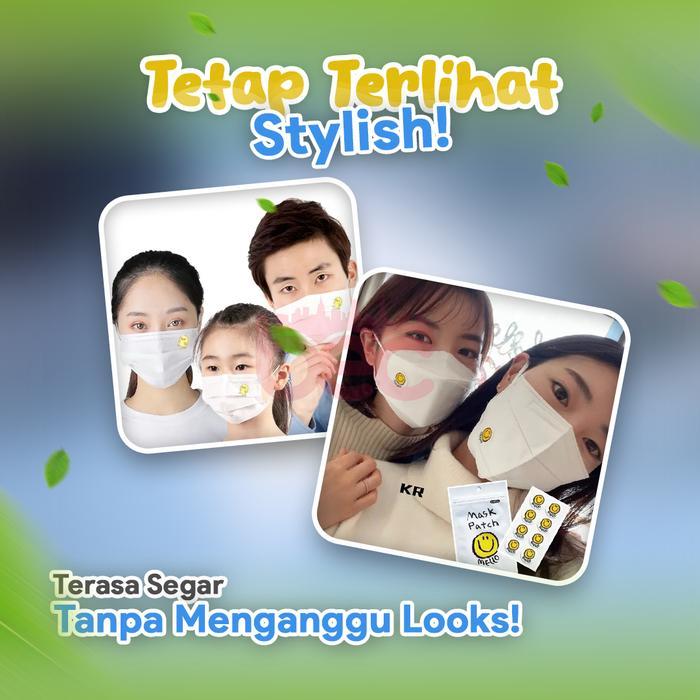 "New" [BEC] Sticker Masker Aromatherapy Lemon / Mint Korea Mask Patch Stiker Tempel Pewangi Aroma
