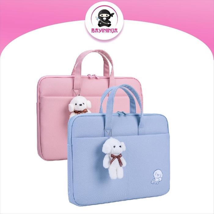 DELI Tas Laptop Terylene 14 inch Lapis Dalam Busa 63756