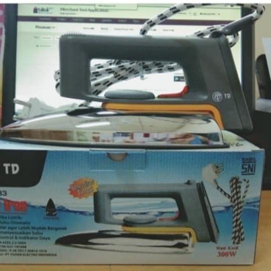 setrika TD 333 dry iron gosokan baju
