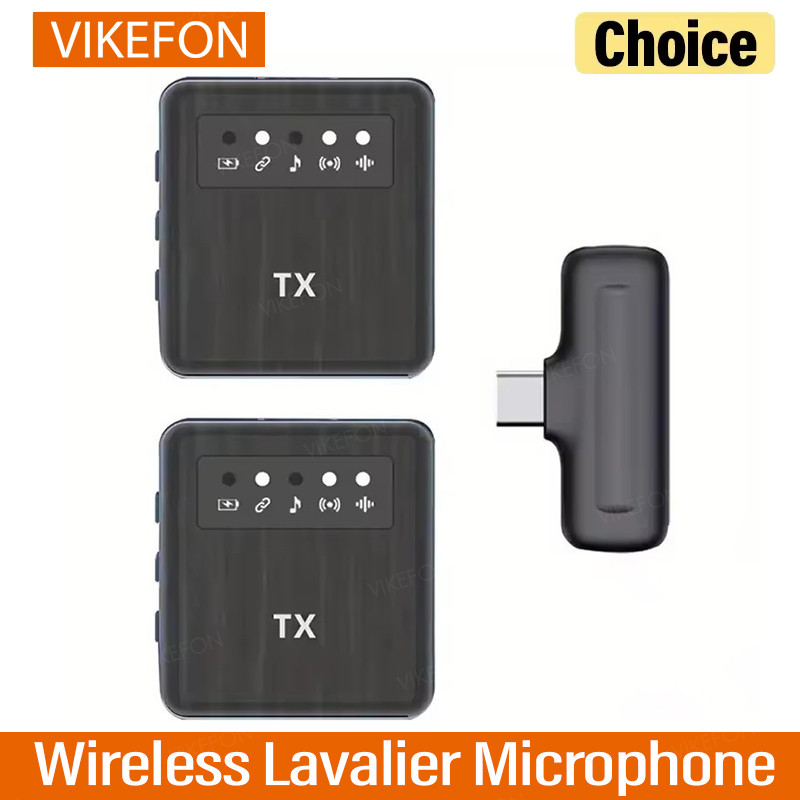 Microphone Wireless Lavalier Microphone For Live Streaming/Youtube/Tiktok/Facebook Live Noise