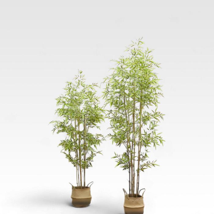 Pohon Bambu Artificial 170cm Pohon Hiasan Dekorasi Pohon Batang Daun Bambu Plastik / 054