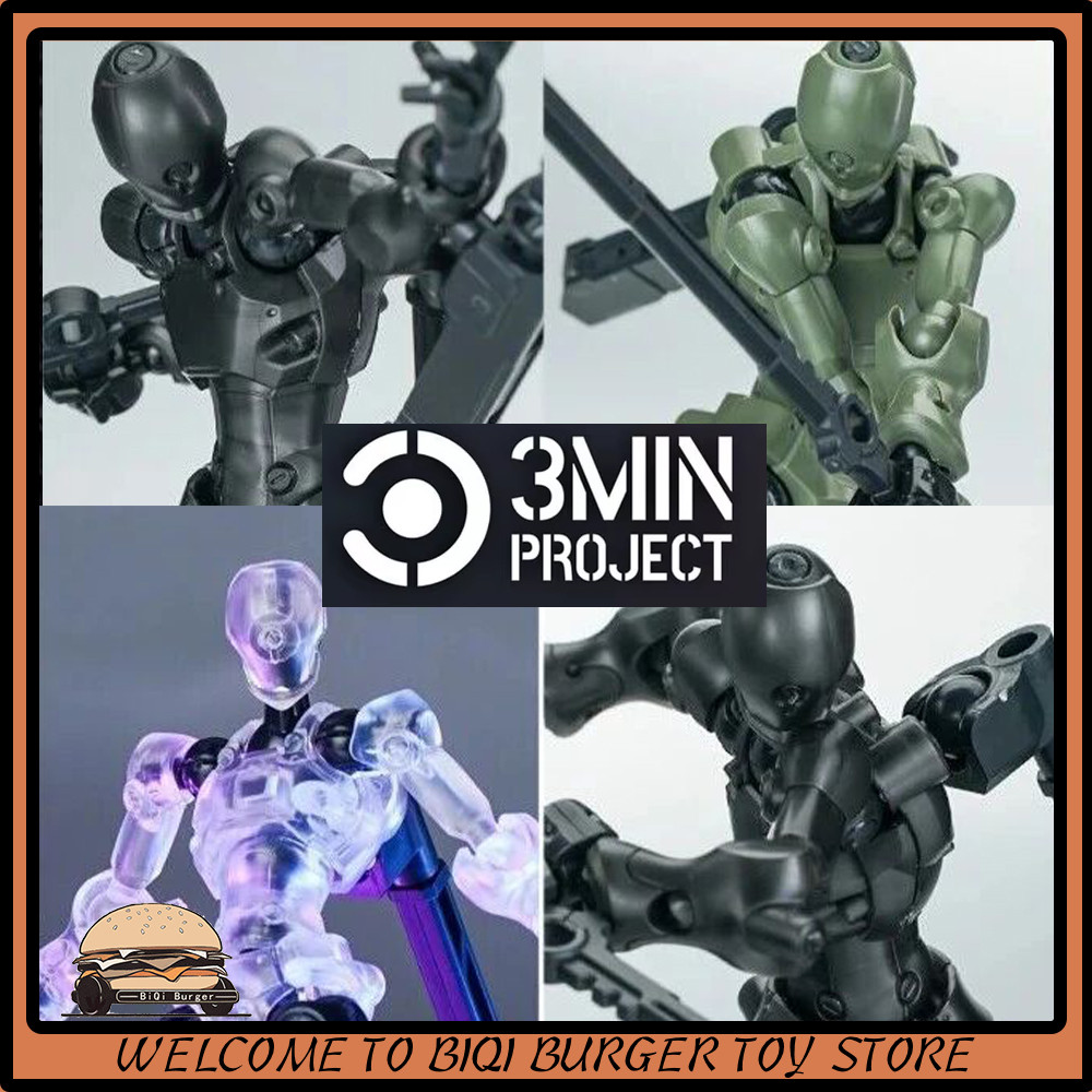New Sheik Mainland 3min Project Assembly Model Kit Metal Biomimetic Humanoid Body 2pcs Robot Action