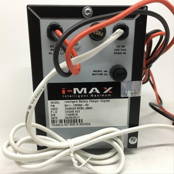 BATERE CHARGER CAS AKI MOBIL-MOTOR 40A BRT IMAX SMART CHARGER