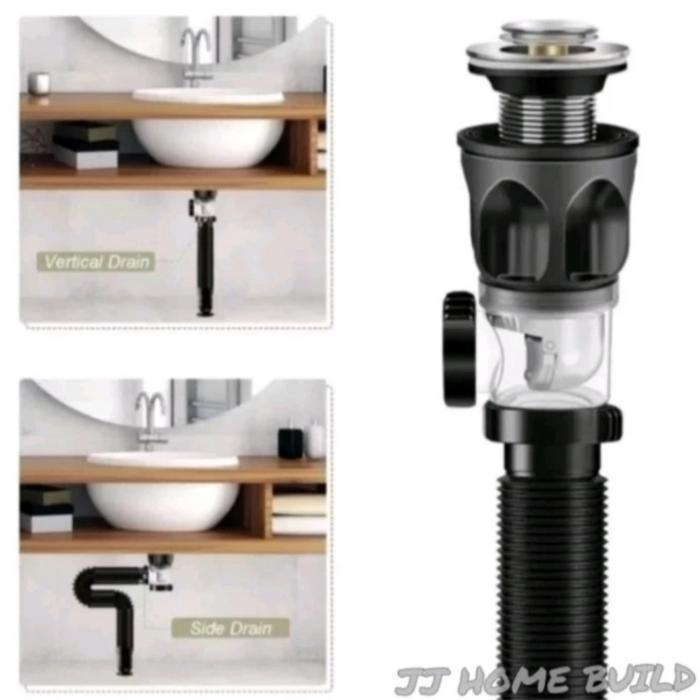 Sifon Wastafel/Saringan Pembuangan Air/Selang Pembuangan Wastafel