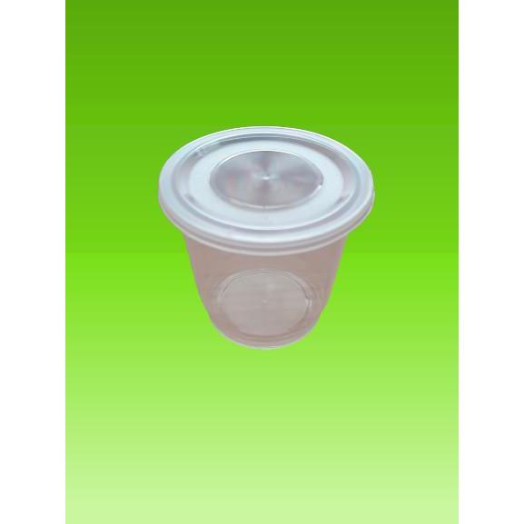 Pudding Cup Gelas Pudding 130 Ml 1 Set Dengan Tutup Isi 25 Pcs