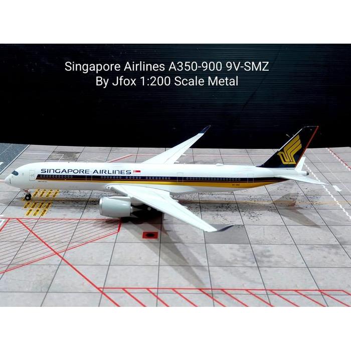 Singapore Airlines A350-900 9V-Smz By Jfox 1:200 Scale