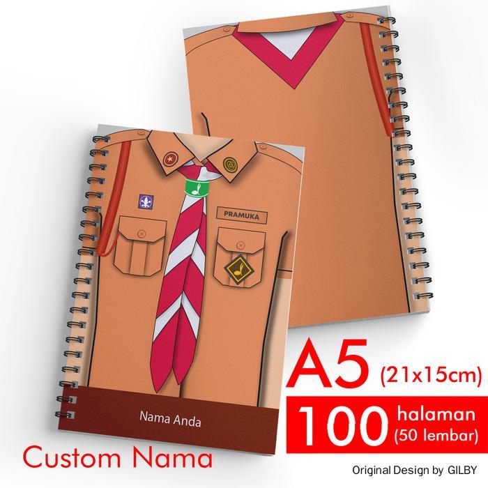 Buku Tulis Bergaris Profesi Pramuka Lelaki, Perempuan, Hijab/ siaga, penggalang, penegak, pembina