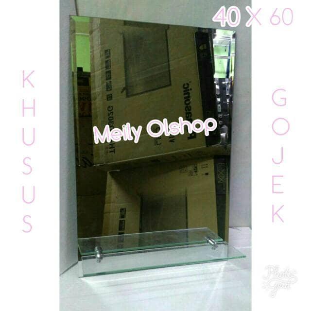 Kaca Kamar Mandi/ Cermin Wastafel/ Cermin Kamar Mandi (Gojek)
