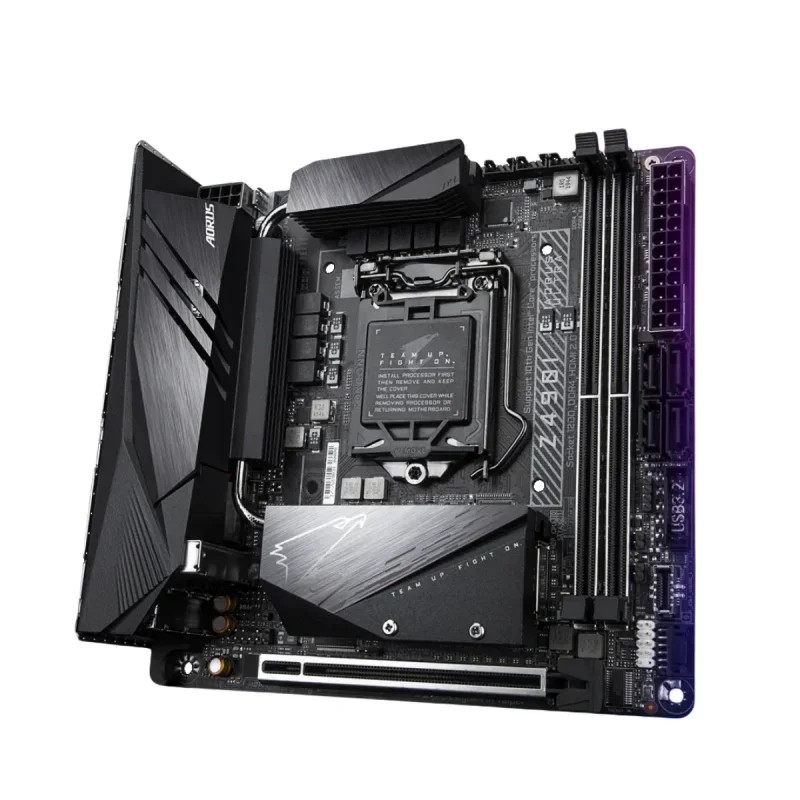 For Gigabyte Z490I AORUS ULTRA Motherboard 64GB LGA 1200 DDR4 Mini-ITX Mainboard 100% Tested Fast