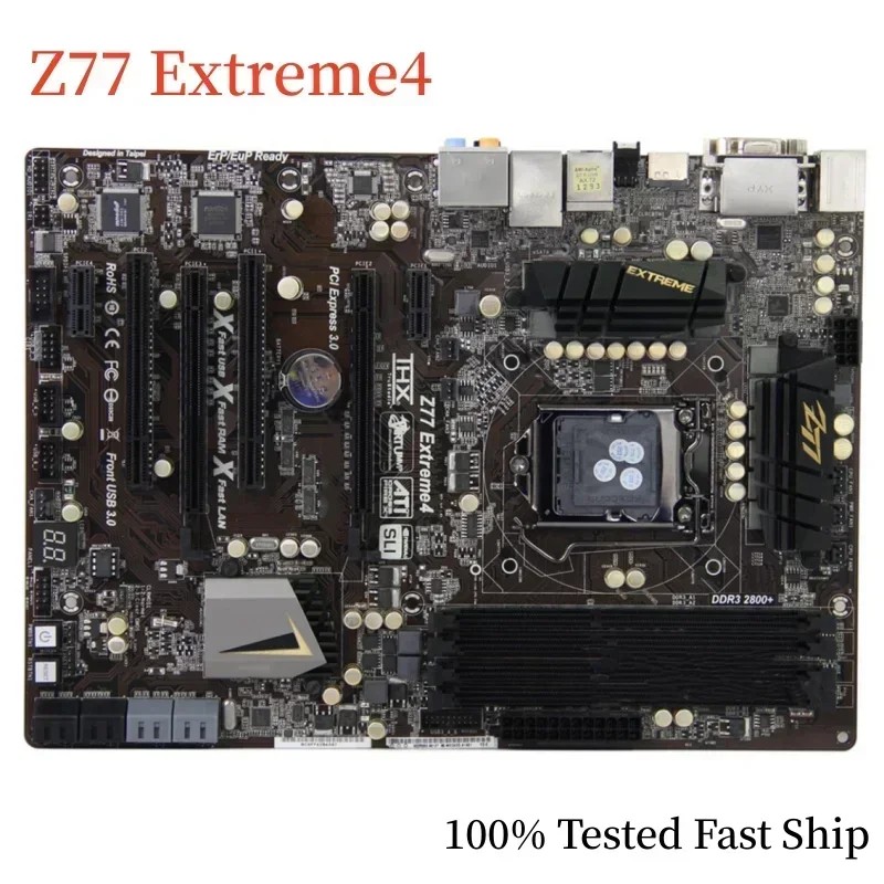 For Asrock Z77 Extreme4 Motherboard Z77 32GB LGA 1155 DDR3 ATX Mainboard 100% Tested Fast Ship