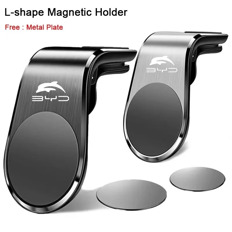 Magnetic Car Phone Holder in Car Phone Stand Clip Mount for BYD Tang F3 E6 Atto 3 Yuan Plus Song Max
