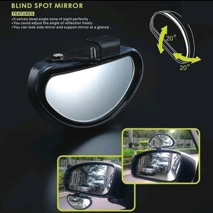 KACA SPOON CAR WIDE VIEW BLIND SPOT MIRROR TAMBAHAN SPION MOBIL