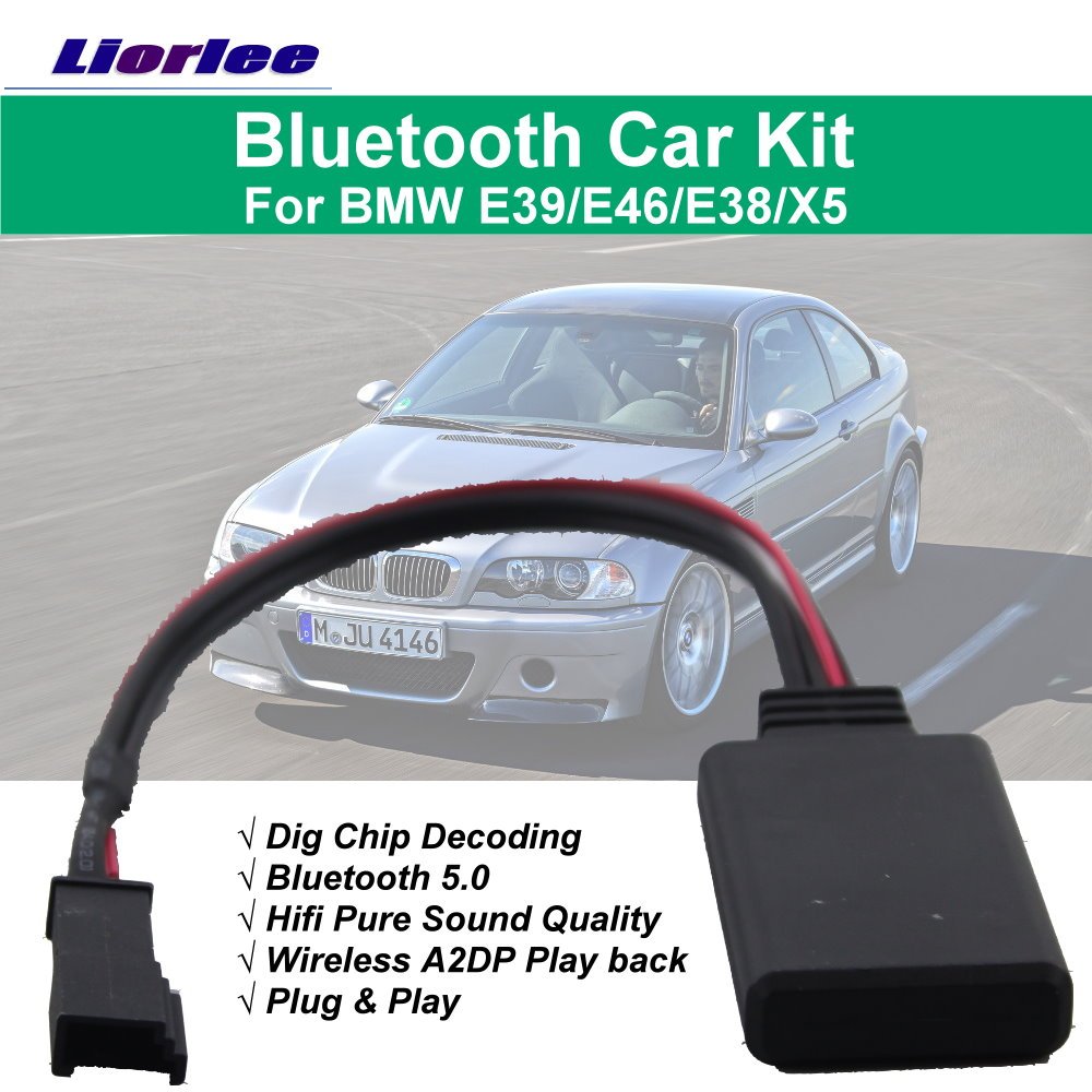 Car Bluetooth Adapter Kit For BMW E39/E46/E38 1995-2006 BT Music Interface Wireless A2DP Cable