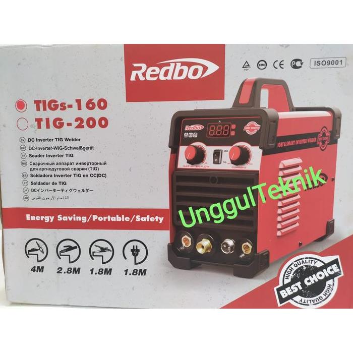 Mesin Las Argon 160A Redbo Tig 160 S Tig 160 Trafo Inverter 160 A