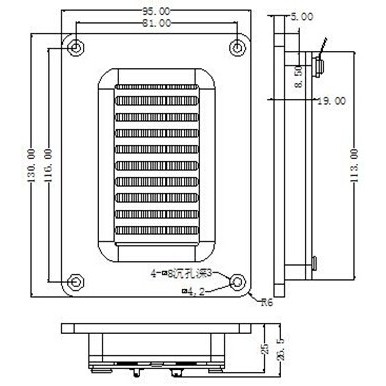 Sounerlink 60W high power Air motion tweeter transducer transformer AMT ribbon tweeter speaker sets