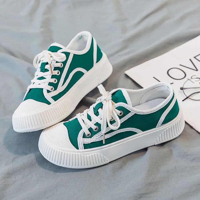 Leedoo Footwear - Sepatu Sneakers Kanvas Wanita