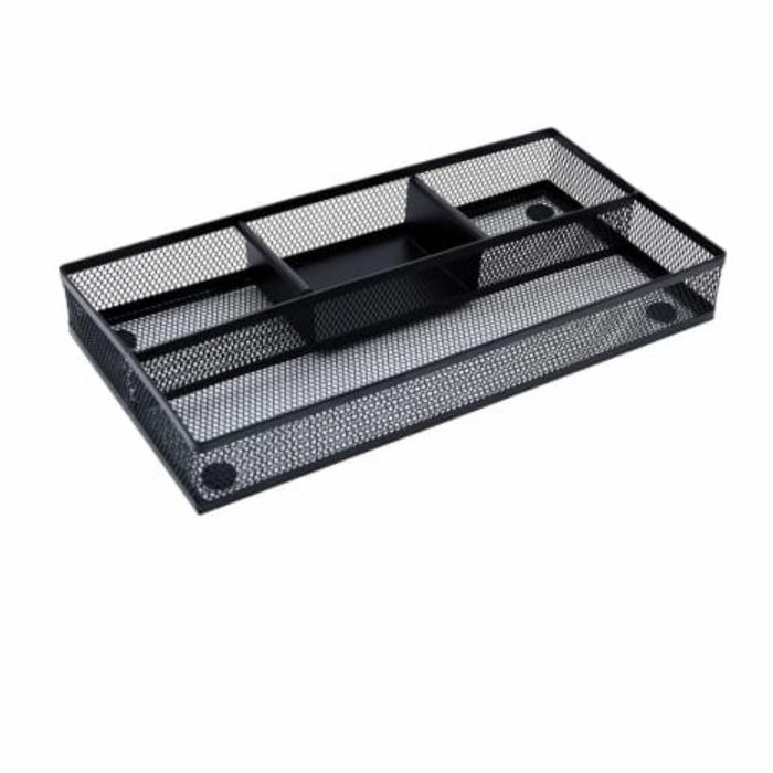 Odi Organizer Alat Tulis Kantor 4 Kompartemen Desk Organizer Blk 3596